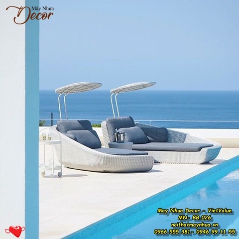 Ghế nằm bể bơi 026