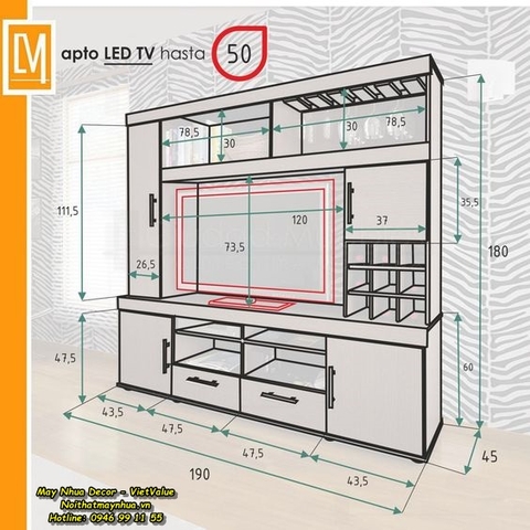 MẪU-KỆ TI VI- THAM KHẢO ĐẶT HÀNG 03