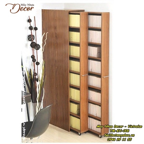 Giá sách mỏng lấp khoảng trống 006
