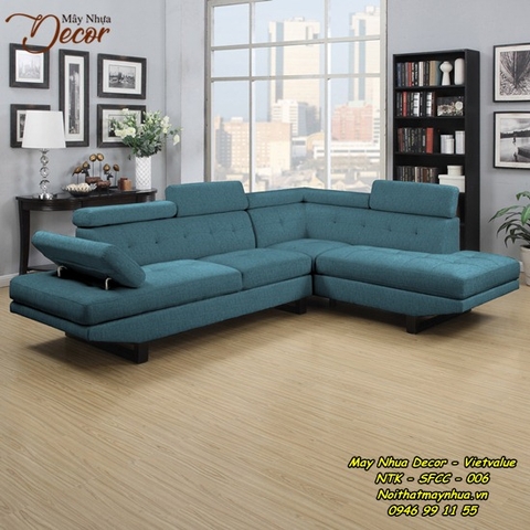 SOFA GÓC VẢI BỐ  - 006