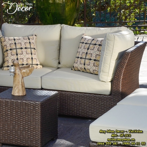 Sofa mây nhựa 023