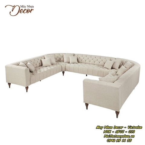 SOFA U LINEN 11 CHỖ  - 013