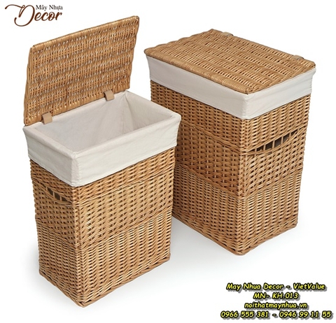 Thùng Để đồ Mây Nhựa MN-KH.013