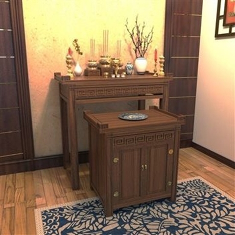MẪU ÁN GIAN PHÒNG THỜ 004