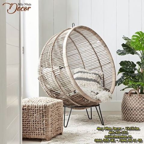 Xích đu lồng có chân MN-XD.032