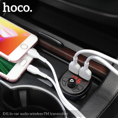Củ sạc ô tô kèm FM chính hãng HOCO