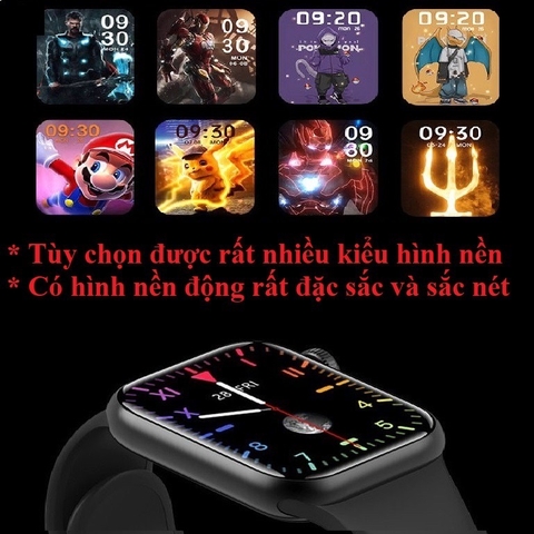 Đồng Hồ Thông Minh M26 Plus Series 6, Màn Hình Tràn Viền Rentina Cân Đối, Sạc không dây