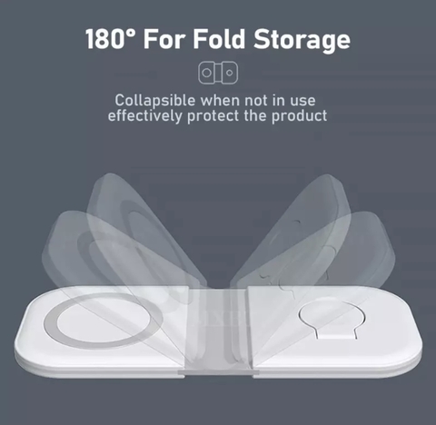 Bộ Sạc Không Dây HOCE Dual MagSafe Cho iPhone 12 Pro Max, Apple Watch, Airpods