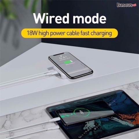 Pin dự phòng tích hợp sạc nhanh không dây Baseus Mini S Bracket 10,000mAh 18W PD