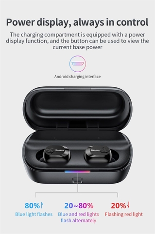 Tai nghe True Wireless Baseus Encock W01 Earphones