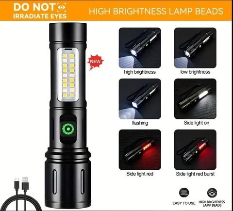 Đèn Pin Sạc Siêu Sáng Có Zoom CYX-625
