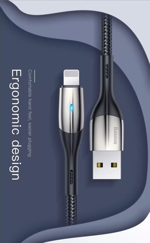Cáp Lightning sạc nhanh Baseus Horizontal Data Lightning cho iPhone/ iPad 2.4A
