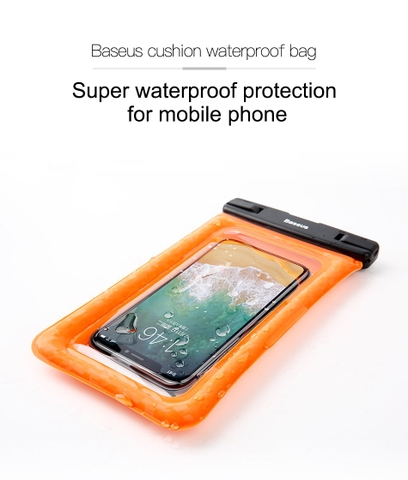 Túi hơi chống nước, chống chìm đa năng Baseus Air Cushion Waterproof LV258 cho iPhone / Samsung