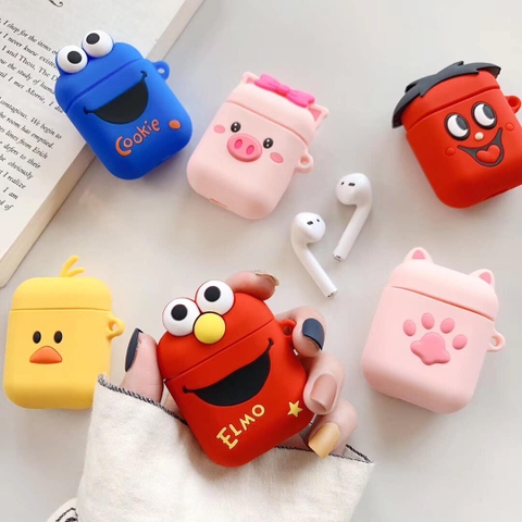 Case Sillicon hình thú ngộ nghĩnh cho Airpods