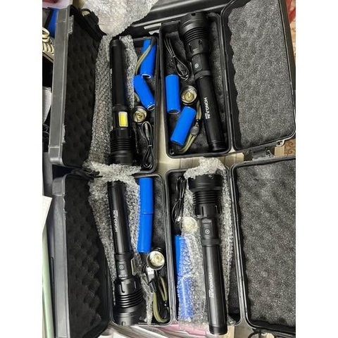 Đèn Pin LED COB siêu sáng Hongjun X9000