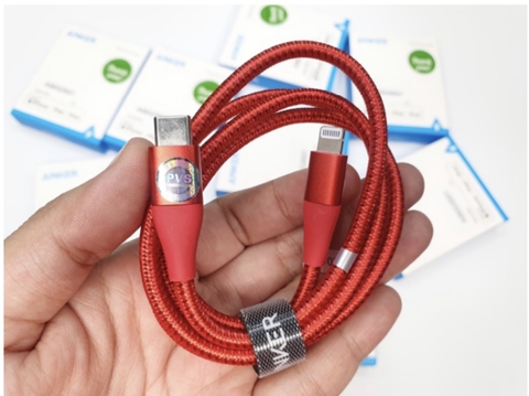 Cáp Anker Powerline +II C to Lightning A8652 0.9m