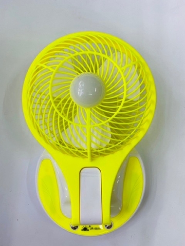 Quạt sạc tích điện kiêm đèn led gấp gọn