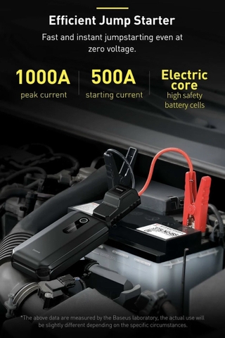 Bộ Kích Bình Baseus Super Energy Air Car Jump Starter ( 10000mAh, Peakcurrent 1000A)