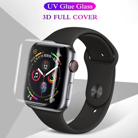 Cường lực full keo tia UV cho apple watch