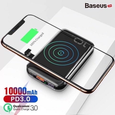 Pin dự phòng tích hợp sạc nhanh không dây Baseus Mini S Bracket 10,000mAh 18W PD