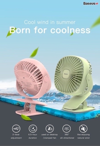 Quạt kẹp mini để bàn Baseus Box Clamping Fan