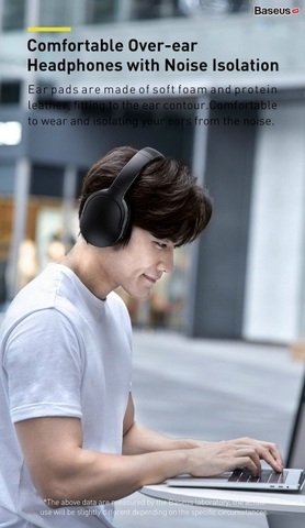 Tai nghe chụp tai không dây cao cấp Baseus Encok Wireless headphone D02 Pro
