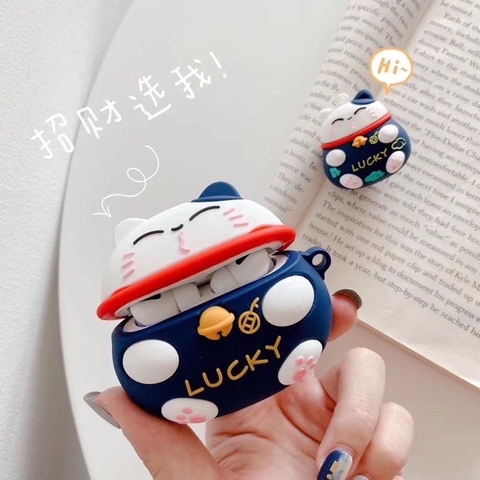 Case mèo thần tài cho Airpods Pro