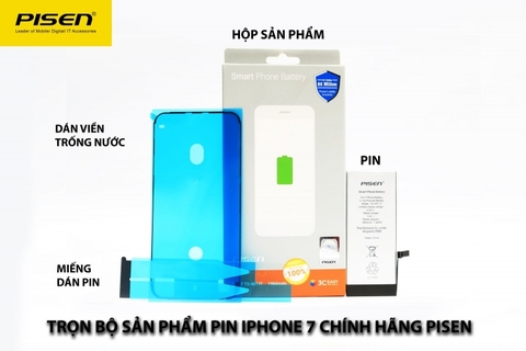 Pin iPhone 7 chính hãng Pisen