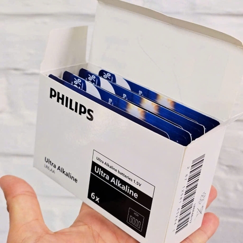 Pin tiểu AAA, AA Alkaline Philips Ultra Alkaline Cao Cấp