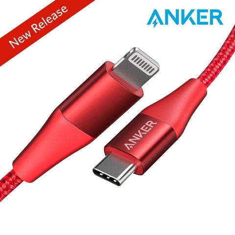 Cáp Anker Powerline +II C to Lightning A8652 0.9m