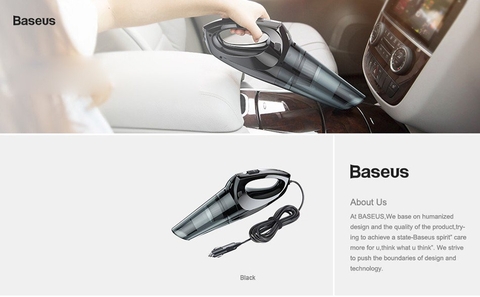 Máy hút bụi cầm tay Mini dùng trong xe hơi Baseus Shark One H-505 Car Vacuum Cleaner