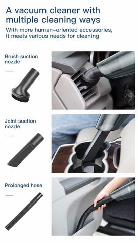 Máy hút bụi cầm tay Mini dùng trong xe hơi Baseus Shark One H-505 Car Vacuum Cleaner