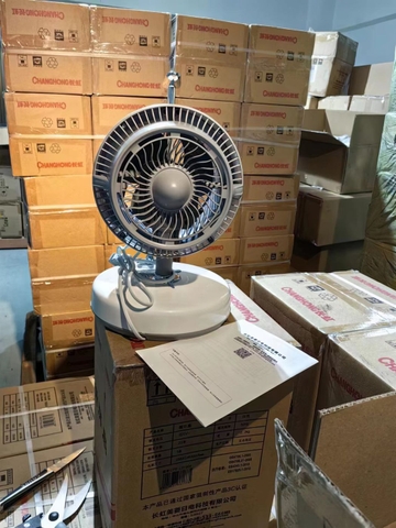 Quạt để bàn CHANGHONG, kiểu dáng động cơ máy bay