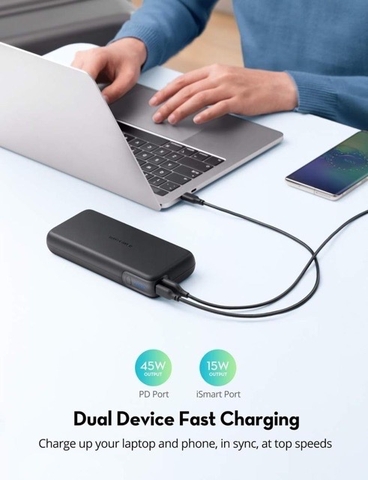 Sạc dự phòng Ravpower PD Pioneer 20000mAh 60W