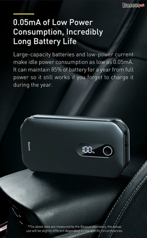 Bộ kích bình dùng cho xe hơi Baseus Super Energy Pro Car Jump Starter (5V/3A, 3in1, 12,000mAh Power Bank, Peak current 1000A)