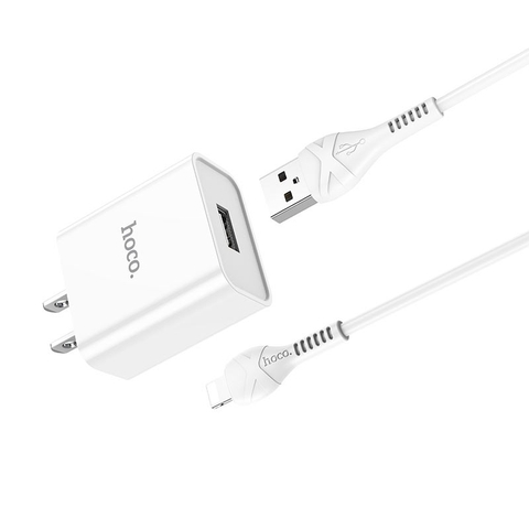 Bộ Sạc Nhanh lightning 2.1A HOCO C81 cho iphone, ipad