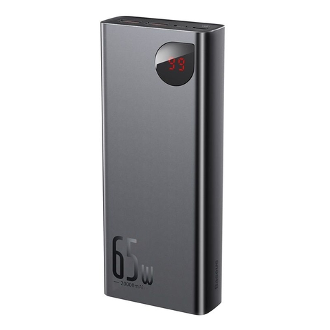 Pin dự phòng sạc nhanh Baseus Adaman Metal 65W, 20000mAh, QC3.0/ PD3.0/ SCP/ AFC