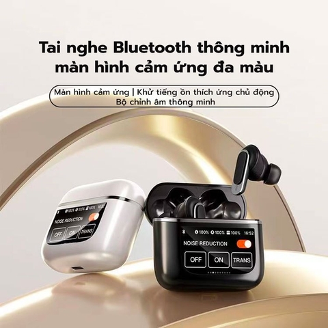 Tai nghe thông minh màn cảm ứng SmartCase Top V8 LCD kiểu dáng JBL Tour Pro 2