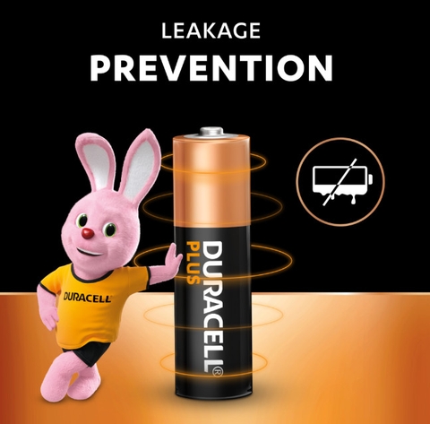 Pin tiểu AA Duracell Plus dung lượng cao, pin Alkaline, vỉ 2 viên