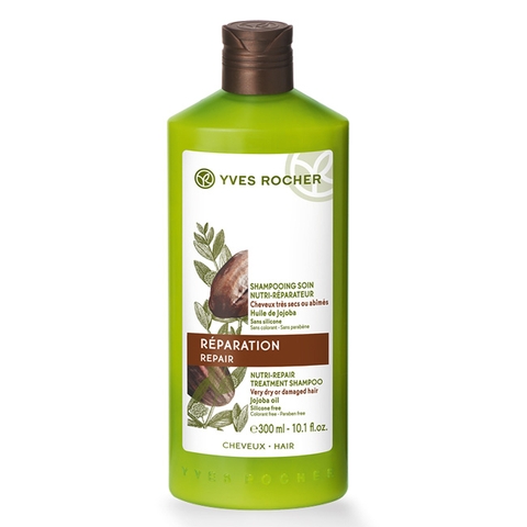 Dầu gội phục hồi tóc Yves Rocher Nutri Repair Treatment Shampoo 300ml