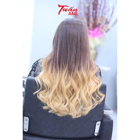 Nhuộm nền olaplex+ombre olaplex