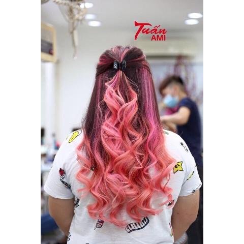 Nhuộm,ligh,ombre full phục hồi