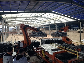 Robot cho gòng 4,5x3m - công suất 36 vạn/ca