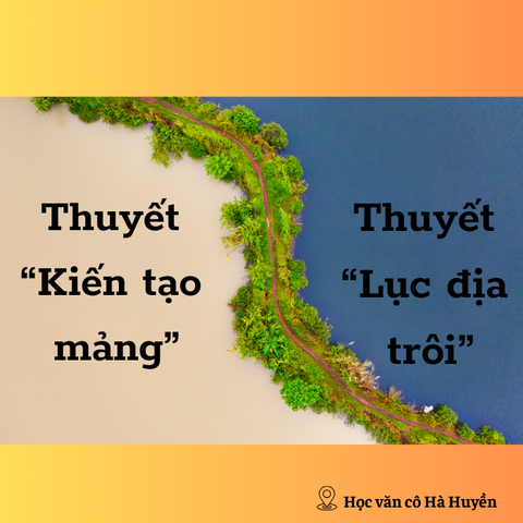 Thuyết Kiến tạo mảng và thuyết Lục địa trôi