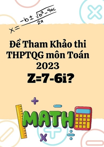 Đề tham khảo môn Toán 2023