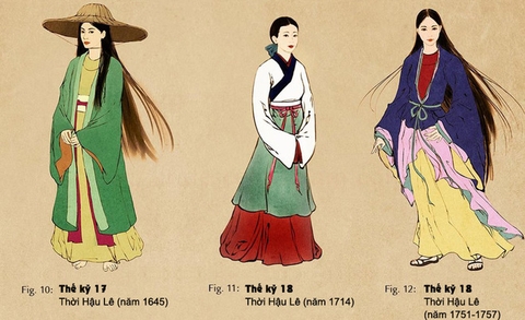 Trang phục nữ Mạc - Tây Sơn 2