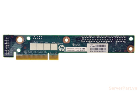 10224 Bo mạch Riser HP DL360e G8 Gen8 (pci-e x8) pn 628105-001 sp 667866-001