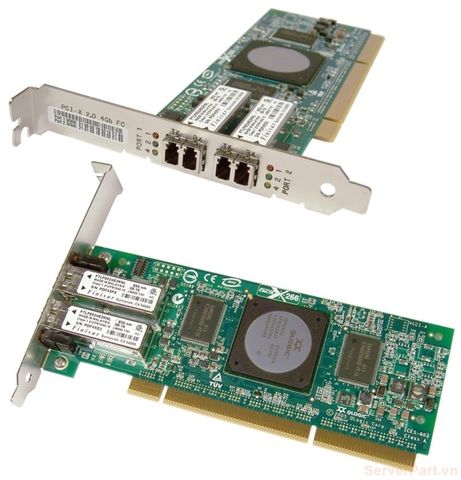 10494 Cạc HBA Card FC pci-x IBM QLogic QLA2462 4Gb 2 port FC SFP 39M6014 39M6019 opt 39M5895