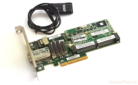 10745 Cạc Raid Card SAS HP P222 1 port 8087 1 port 8088 sp 633537-001 610669-002 610669-003 631667-B21