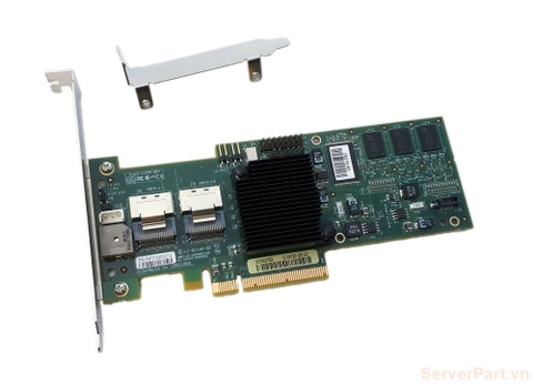 10790 Cạc Raid Card SAS LSI 8708EM2 256MB 2 port 8087 L3-01144-10A sas8708EM2